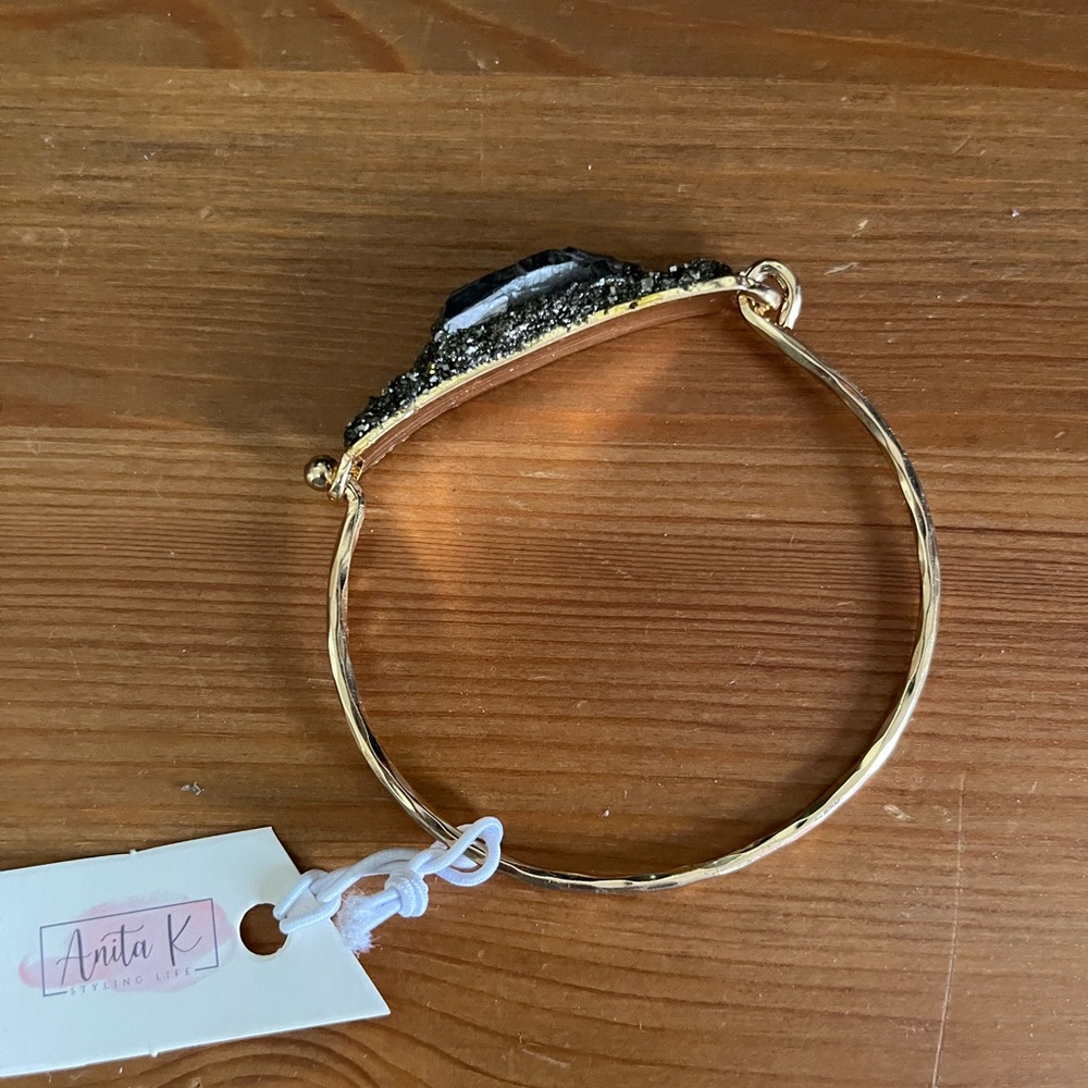 # 183 Anita K Elegant Bracelet with Black Detail